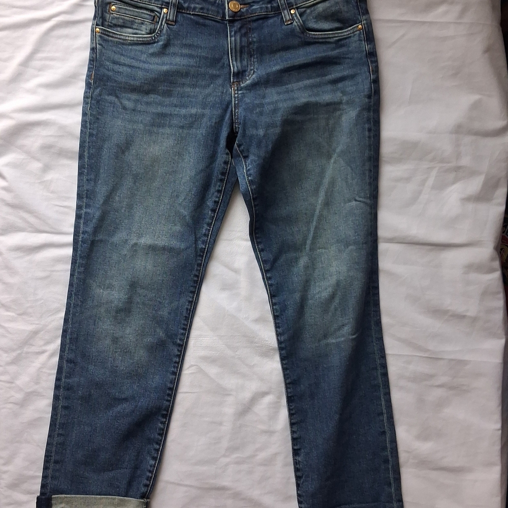 Kut from the Kloth Dark Blue Ankle Jeans